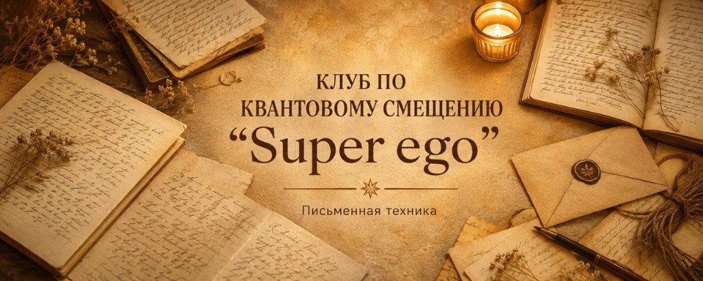 Клуб по квантовому смещению Super ego — письменная техника